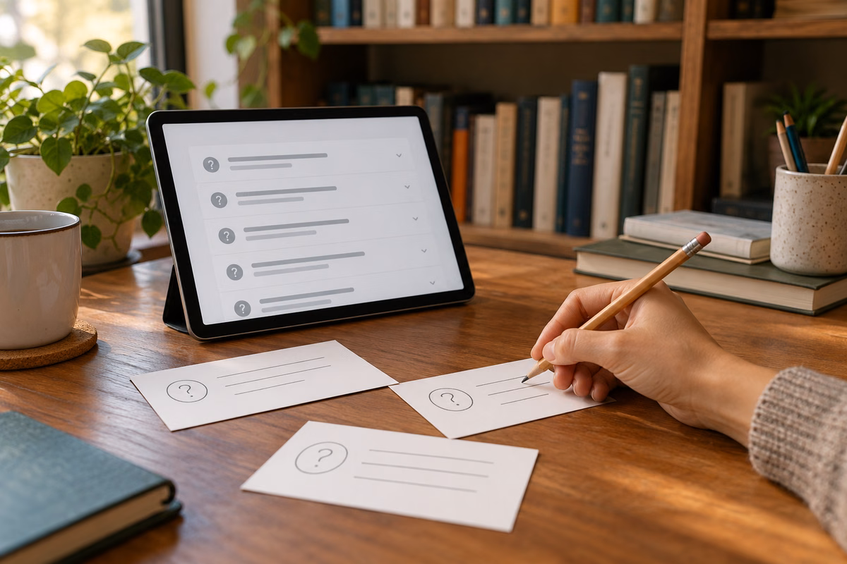 การศึกษาคำถามเฉพาะของลูกค้าบนแท็บเล็ต