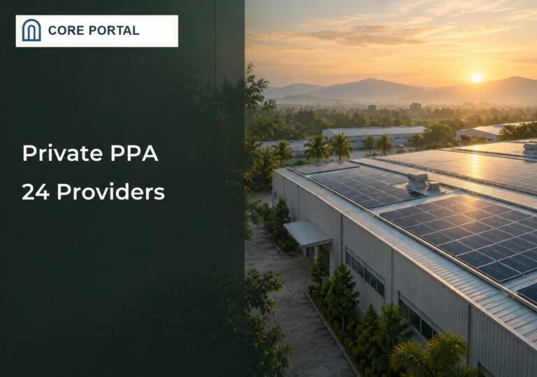 Private PPA: 24 Providers with solar panels on a business rooftop